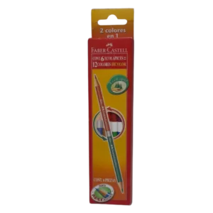 LAPICES FABER BICOLOR 6=12L