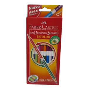 LAPICES FABER BICOLOR 12=24L