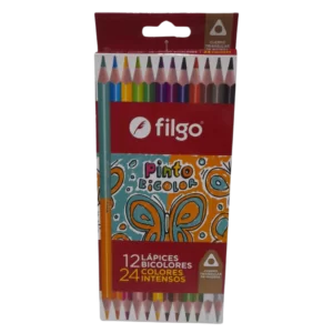 LAPICES FILGO BICOLOR 12=24L