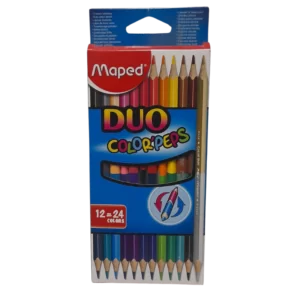 LAPICES MAPED BICOLOR DUO 12=24L