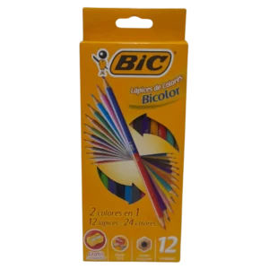 LAPICES BIC BICOLOR 12=24L