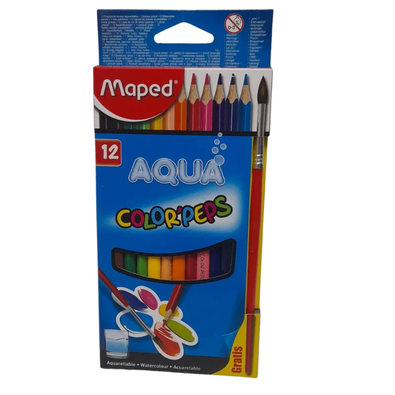 LAPICES MAPED ACUARELABLES AQUA 12L
