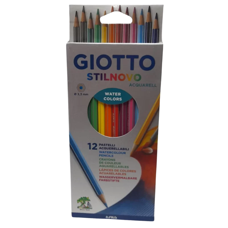 LAPICES GIOTTO STILNOVO ACUARELABLES 12L