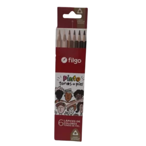 LAPICES FILGO TONOS PIEL 6L