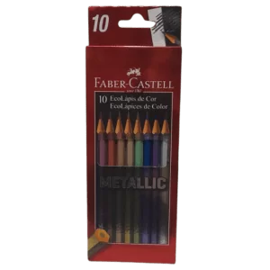 LAPICES FABER SOFT MERTALIZADOS 12L