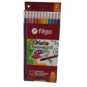 LAPICES FILGO BORRABLES 12L