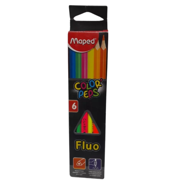 LAPICES MAPED FLUO 6L