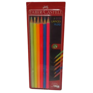 LAPICES FABER FLUO 6L
