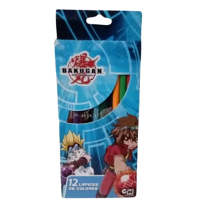 LAPICES de COLORES LICENCIA 12COL BAKUGAN