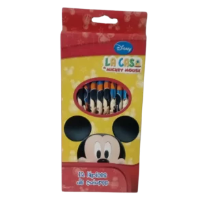 LAPICES de COLORES LICENCIA 12COL MICKEY