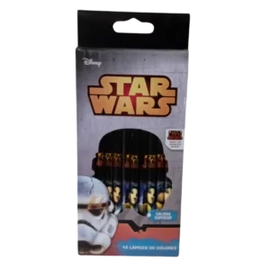 LAPICES de COLORES  LICENCIA 12L STAR WARS