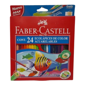 LAPICES FABER ACUARELABLES 24L