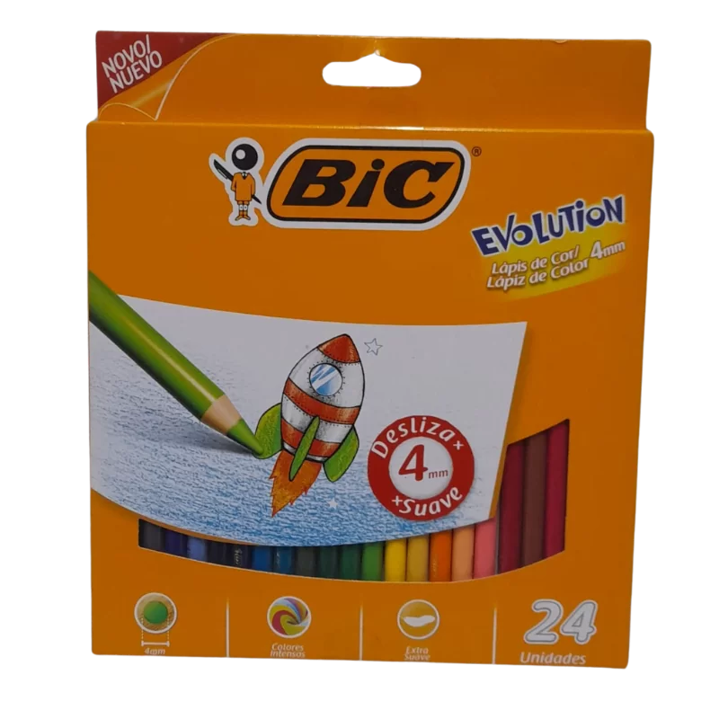 LAPICES BIC EVOLUTION 4MM 24