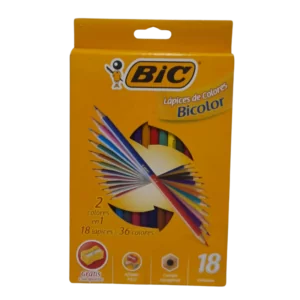 LAPICES BIC EVOLUTION BICOLOR 18=36