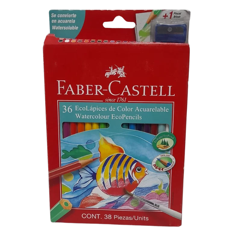 LAPICES FABER ACUARELABLES 36L