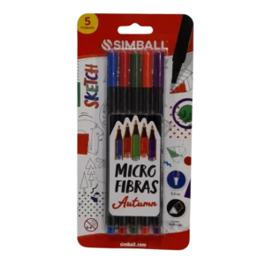 MARCADOR SIMBAL AUTOMO MICOFIBRA 5COL