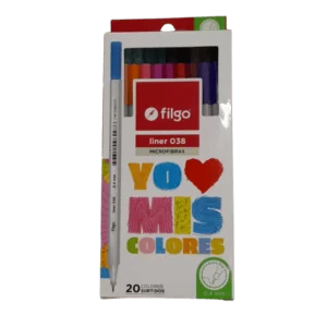 MARCADOR FILGO CLASICOS MICROFIBRA 038 20COL