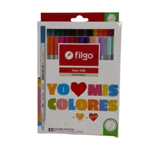 MARCADOR FILGO CLASICOS MICROFIBRA 038 30COL