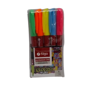 MARCADOR FILGO PERMANENTE STRONG FLUO 5