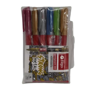 MARCADOR FILGO PERMANENTE STRONG METAL 6COL