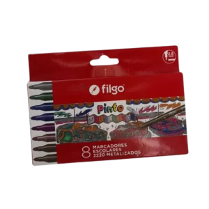 MARCADOR FILGO METALIZADO 8COL