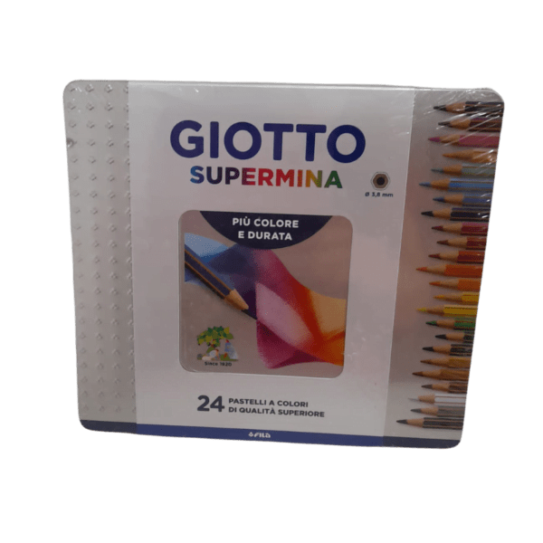 LAPICES GIOTTO SUPERMINA CAJA LATA 3,8 24L