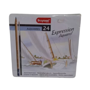 LAPICES BRUYNZEEL AQUAREL CAJA LATA 24L