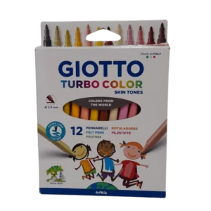MARCADOR GIOTTO GLITTER 12COL