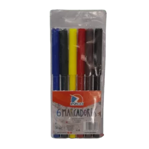 MARCADOR EZCO 6COL