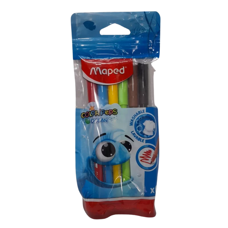 MARCADOR MAPED 6COL