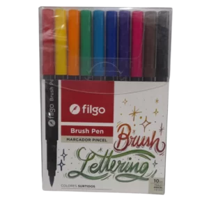 MARCADOR FILGO LETTERING PINCEL 10COL