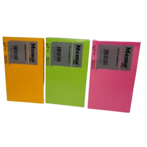 NOTAS ADHESIVAS MEMO FIX NEON.