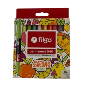 MARCADOR FILGO PERMANENTE STRONG CITRUS 10COL
