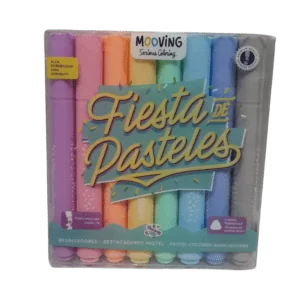 MARCADOR MOOVING RESALT.FIESTA DE COLORES 10COL