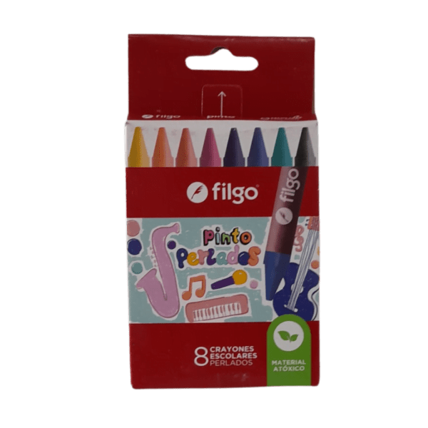 CRAYON FILGO PERLADO 8COL