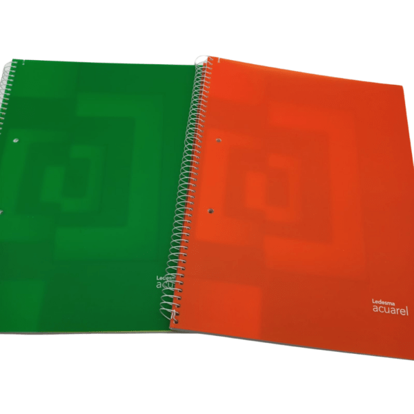 Cuaderno Ledezma 29.7 tapa plástica acuarel