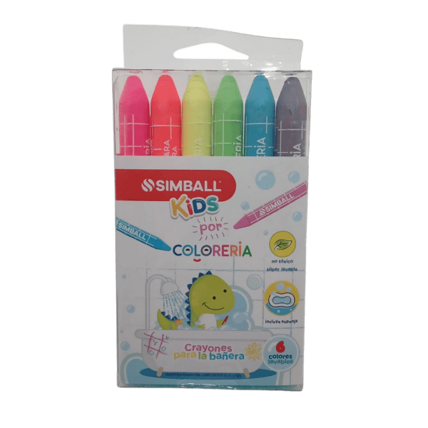 Crayon para baño Simball Kids