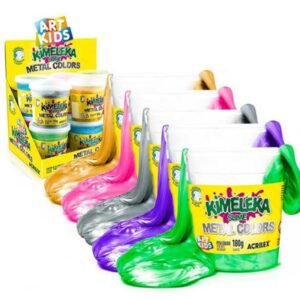 Slime acrilex Kimeleka 180g metalica