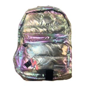 MOCHILA PUFFER HOLOGRAFICA